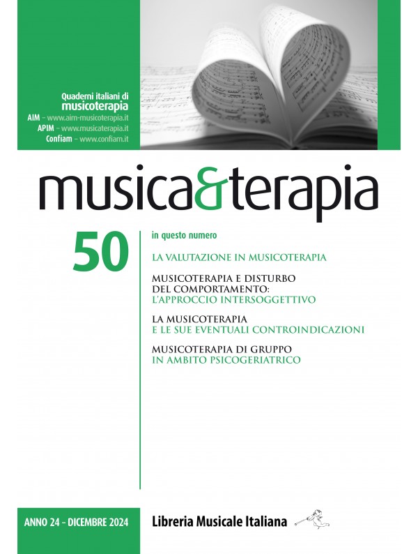 					Visualizza N. 50 (2024): musica&terapia 50
				