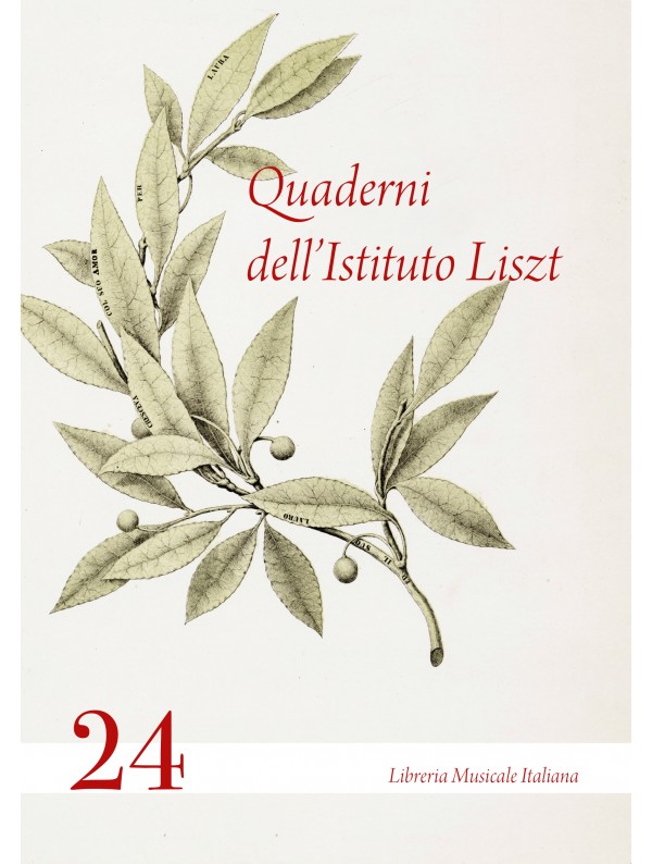 					Visualizza N. 24 (2024): Quaderni dell'Istituto Liszt
				